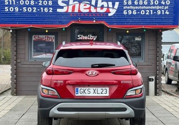 Hyundai Kona I Crossover Facelifting 1.0 T-GDI 120KM 2021 Hyundai Kona 1.0T-GDI 120KM Klimatronik Navi Led Virtual Stan Bdb ZAREJEST, zdjęcie 7