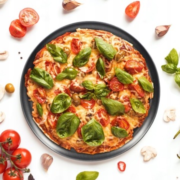 BLACHA FORMA DO PIECZENIA PIZZY TARTY BLASZKA OKRĄGŁA 32cm 320mm