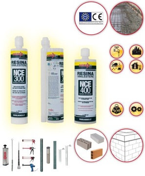 Анкерный клей Химическая смола NCE 300 MAX Винилэфир для тяжелых нагрузок