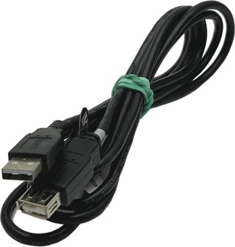 KABEL PRZEWÓD PRZEDŁUŻKA PRZEDŁUŻACZ USB 2.0 USB-A CZARNA