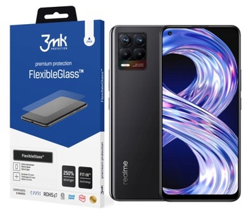 Szkło Hybrydowe FlexibleGlass 3MK do Realme 8