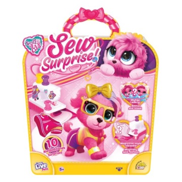 Little Live Pets. М'яка іграшка Sew Surprise рожевий /Cobi