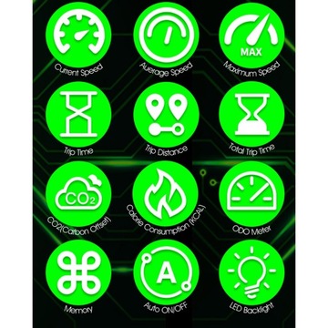 Портативный велосипедный компьютер с ЖК-дисплеем