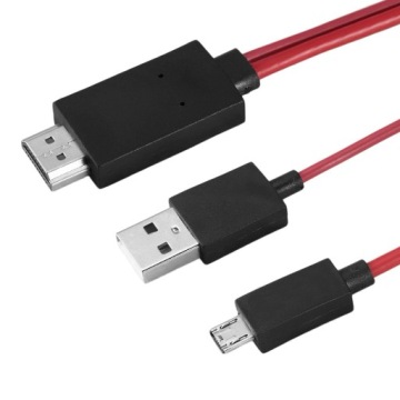 КАБЕЛЬ-АДАПТЕР MHL HDMI MICRO USB FULLHD 1080P 1,8 м