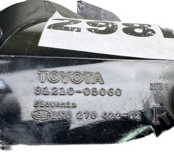 AVENSIS T25 HALOGEN PRAVÝ 81210-05060 ORIGINÁLNÍ