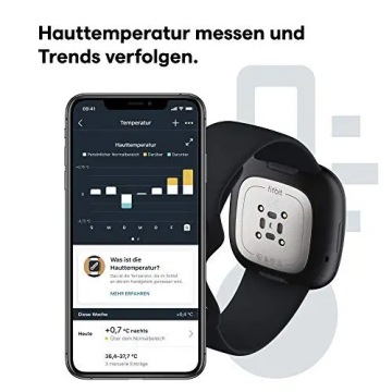 Усовершенствованные умные часы Fitbit Sense: контролируйте здоровье сердца и справляйтесь со стрессом