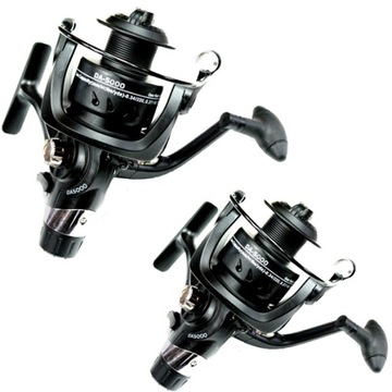 ZESTAW karpiowy 2x wędka karpiówka teleskop 3,6m 2x kołowrotek ROD POD Z52