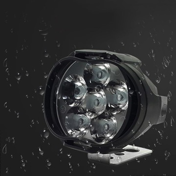 2x HALOGEN LED LAMPA REFLEKTOR QUAD ATV WŁĄCZNIK