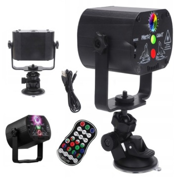Disco Diskotékové Lampy Na Párty, Domácí Osvětlení, Laserová Led Lampa Rgb