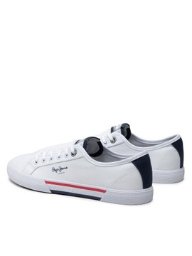 Pepe Jeans Tenisówki Brady Men Basic PMS30816 White 800