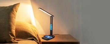 СВЕТОДИОДНАЯ НАСТОЛЬНАЯ ЛАМПА Настольная лампа с USB QI Fast 15 Вт