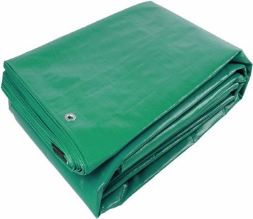 ЗЕЛЕНЫЙ БРЕЗЕНТ 6x4м СУПЕР ПРОЧНЫЙ МЕГА ТОЛЩИЙ КОВРИК