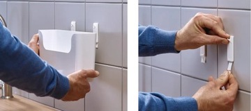 TESA GWÓŹDŹ HACZYK SAMOPRZYLEPNY DO PŁYTEK I METALU DO 3KG 2SZT/OPAK