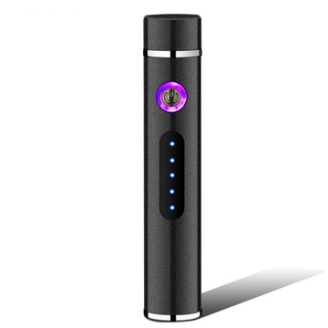 New Technology Cylindrical Double Arc USB Lighter