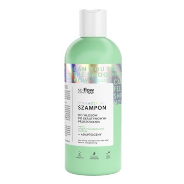 So!Flow Wygładzający Szampon Do Włosów Po Keratynowym Prostowaniu 400ml