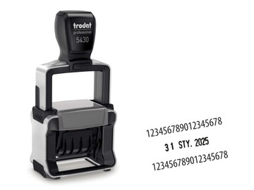 Datownik z tekstem 2 linijki Trodat 5430 data POLSKA