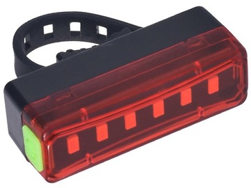 TYLNA LAMPKA ROWEROWA OŚWIETLENIE LED USB ROWERU