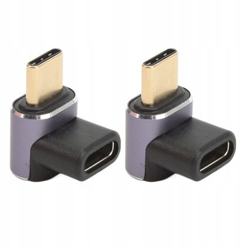 ADAPTER PRZEJŚCIÓWKA KĄTOWY USB-C DOLNY GÓRNY