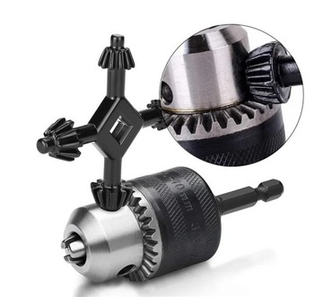 УНИВЕРСАЛЬНАЯ СВЕРЛИЛЬНАЯ ГОЛОВКА КЛЮЧ ПАТРОННЫЙ КЛЮЧ 6–13 мм 4 в 1