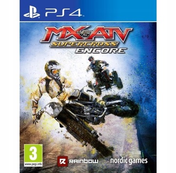 MX vs ATV Supercross Gra Quady Motory Blu-ray PS4