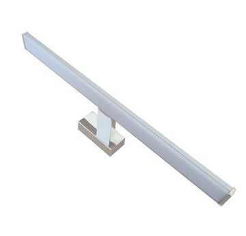Kinkiet led chrom nad lustro łazienkowy 52.5cm