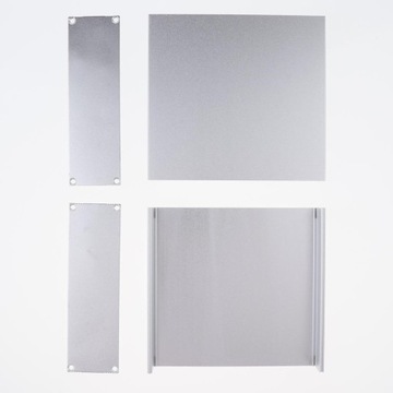 Алюминиевая распределительная коробка Универсальный дизайн Электрический корпус DIY 150x46x140 мм