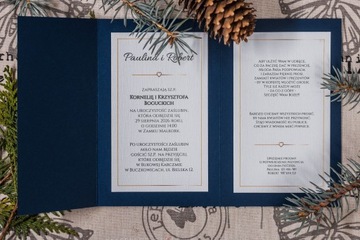 Папка-конверт свадебные приглашения + копия, 10 шт.