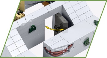 Блоки Cobi 3136 Немецкий бункер REGELBAU 667 Немецкий приют Bunier