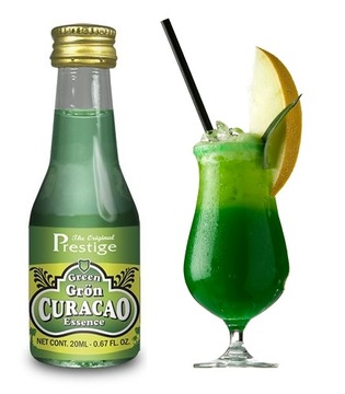 Esencja do alkoholu zielone Curacao zaprawka pomarańczowa zielona