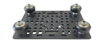 Тележка V-slot Universal 20-80, черная, ролики Derlin