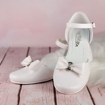 Торжественные туфли для девочек KBD-674 ecru - 39