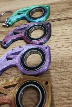 Keyspinner Keyrambit+DRAGON TikTok Key-В подарок! ЗОЛОТО ОГОНЬ-3D печать