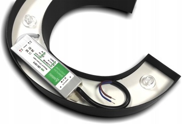 Светящийся светящийся номер дома для дома, светодиодная цифра 40см