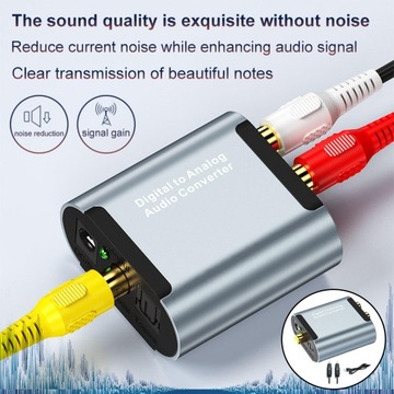 Цифровой опто-аналоговый ЦАП с оптическим кабелем