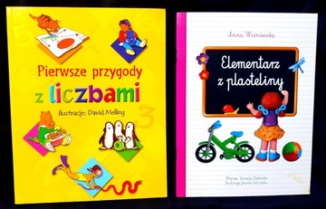 Książka Elementarz, przygody z liczbami 2 sztuki