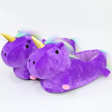 МУЖСКИЕ ТЕПЛЫЕ, МЯГКИЕ ТАПОЧКИ С ЕДИНОРОГОМ