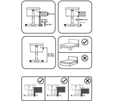 ДОПОЛНИТЕЛЬНАЯ КРОВАТЬ - MoMi REVO DARK - МАТРАС, МОСКИТНАЯ СЕТКА, КОЛЕСА, ИГРУШКИ
