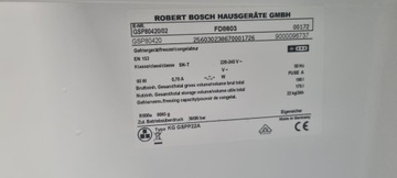 Bosch GSP80420 морозильник с 5 ящиками A++