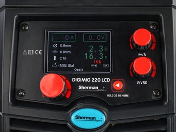 СВАРОЧНЫЙ АППАРАТ Migomat SHERMAN DIGIMIG 220 LCD Synergy