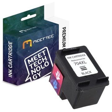 Tusz do HP 704 XL BK Deskjet Ink Advantage 2060 2000 2010 2500 Czarny