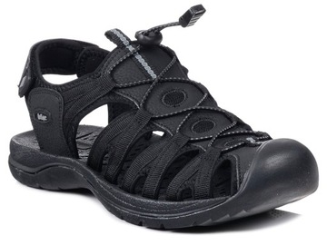 Sandały męskie sportowe trekkingowe zabudowane czarne Lee Cooper 2313M 44