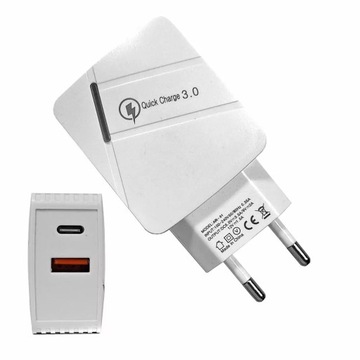 ŁADOWARKA USB TYP C DO TELEFONU QUICK SIECIOWA SZYBKIE ŁADOWANIE