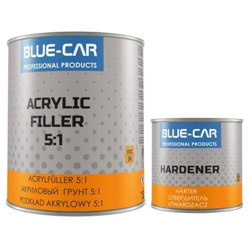 PODKŁAD AKRYLOWY SZARY BLUE-CAR 1L KOMPLET 5:1