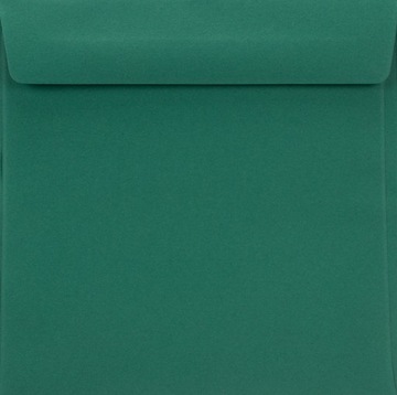 Koperty kwadratowe Burano c. zielone - 25szt.