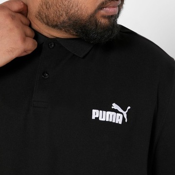 Рубашка-поло Puma, черная, большой размер 6XL