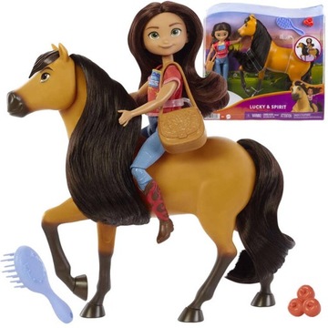 Lalka na koniu koń Mustang Duch wolności Spirit