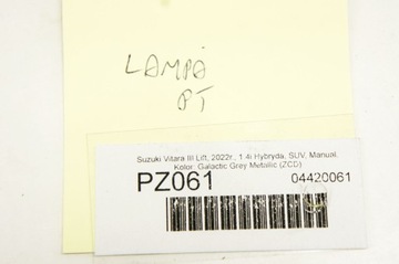 PZ061 SUZUKI VITARA III SVĚTLO PRAVÝ ZADNÍ