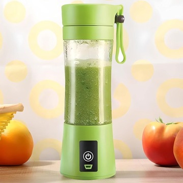 ПОРТАТИВНЫЙ БЛЕНДЕР-ШЕЙКЕР ТУРИСТИЧЕСКИЙ МИКСЕР USB 380мл БЕСПРОВОДНОЙ