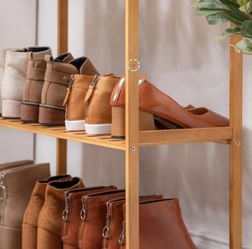 Деревянная полка для ванной комнаты, 5 полок, лестница для ванной комнаты и кухни R02