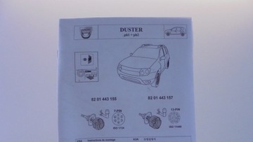 DACIA DUSTER SVAZEK HÁK 7 PIN MODUL KOMPLET NOVÁ